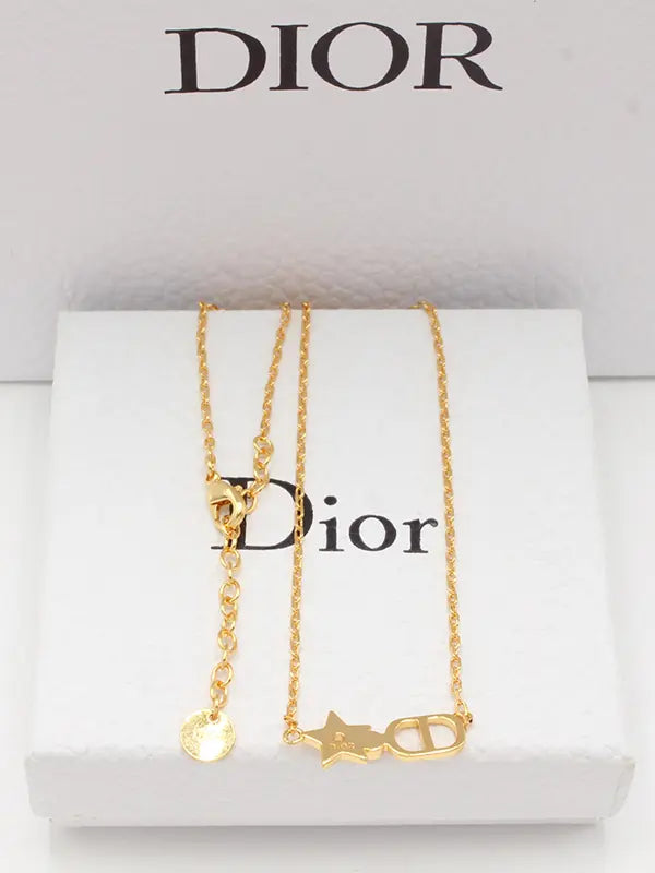 سلسال ديور ستار سيميل ستون لوقو سلسال dior