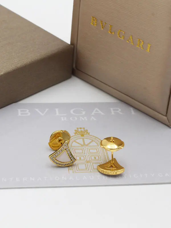 حلق بولغاري صغير ماستر وايت حلق bvlgari