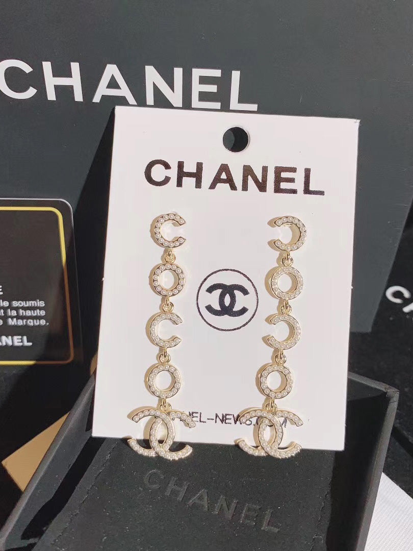 حلق شانيل 8027 حلق chanel