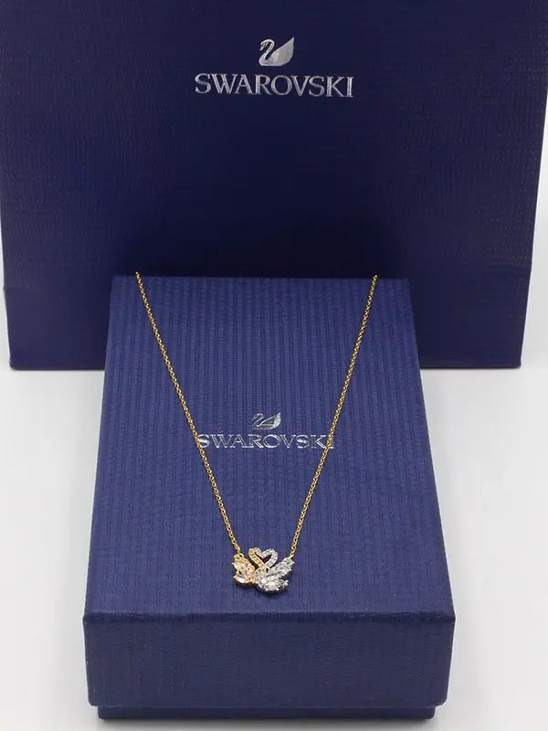 سلسال سواروفسكي الجديد صغير لوقو سلسال Swarovski