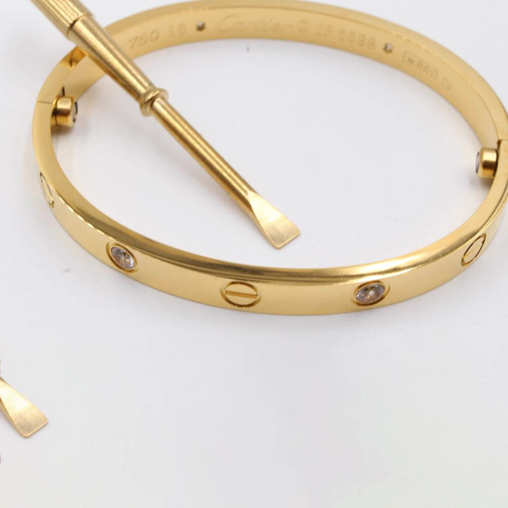 اسواره كارتير بمفك زركون ستنلس ستيل 19 اسواره CARTIER ذهبي 19
