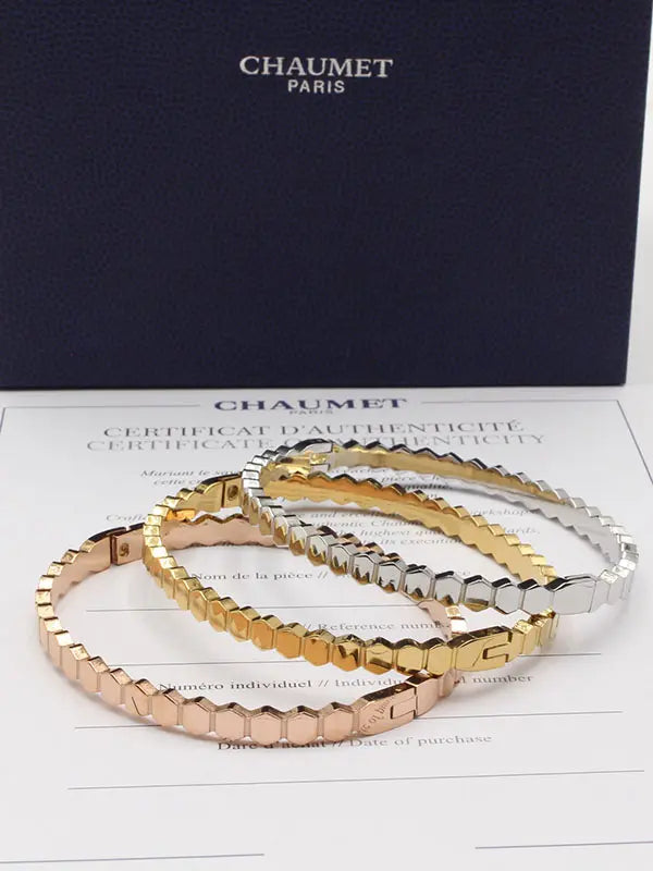 اساور شومية 3 قطع ملونه فلات اسواره chaumet