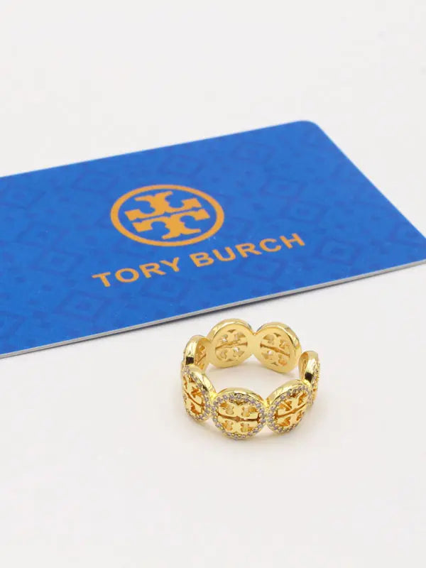 خاتم توري بورش زركون سيركلز ماستر خواتم tory burch