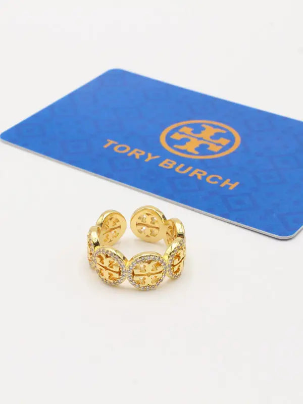 خاتم توري بورش زركون سيركلز ماستر خواتم tory burch
