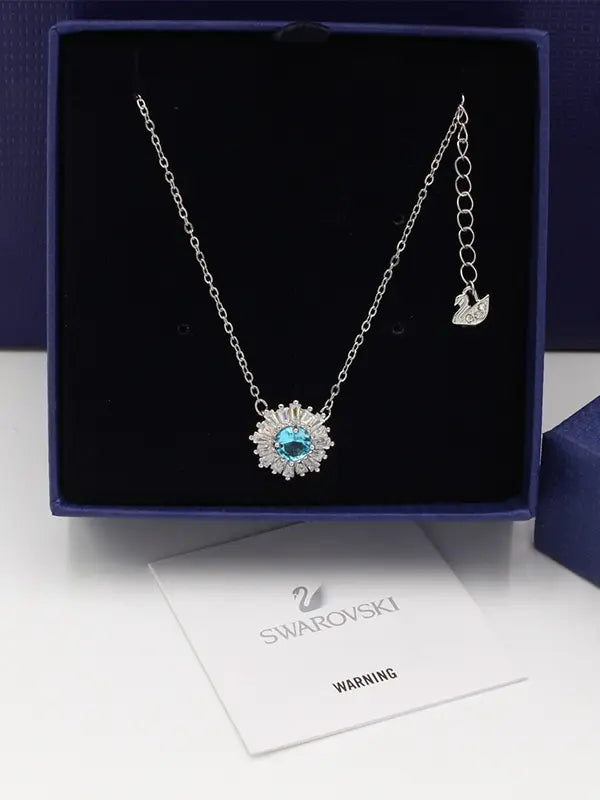 سلسال سواروفسكي شاينق فلاور سلسال Swarovski