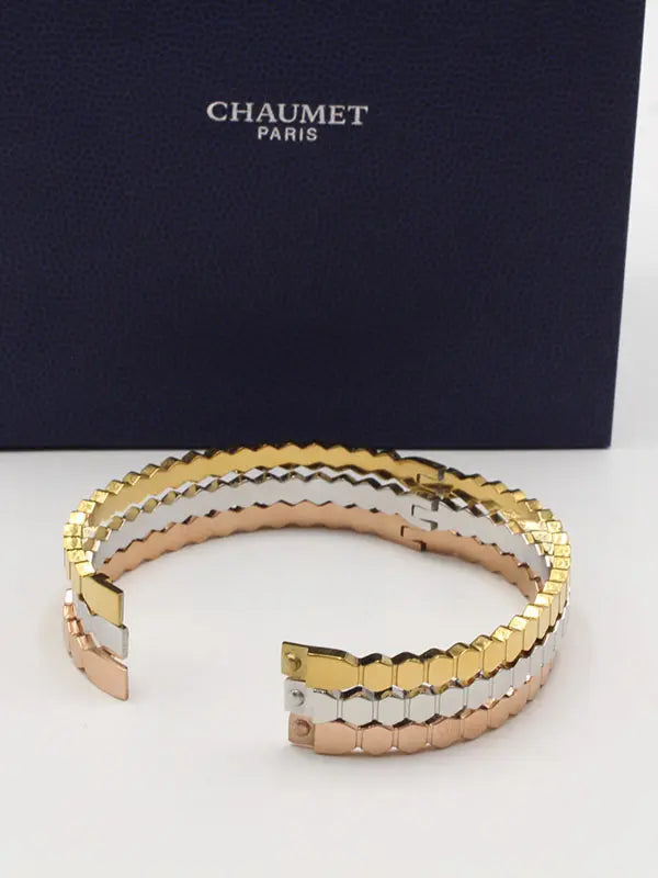 اساور شومية 3 قطع ملونه فلات اسواره chaumet