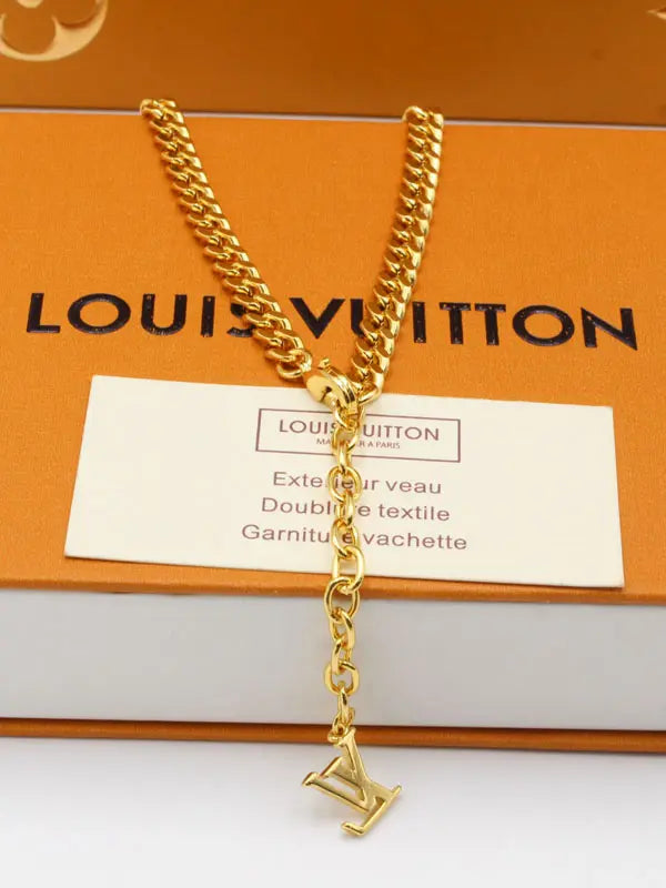 سلسال تشوكر لويس فيتون لوقو سلسال louis vuitton