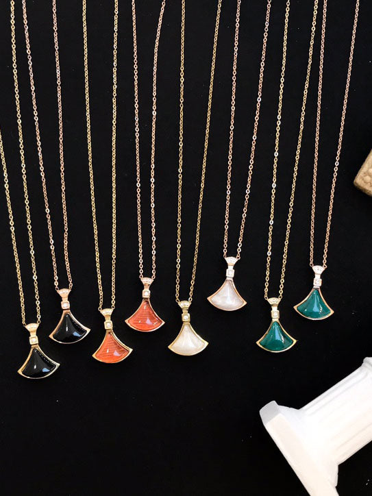 سلسال بولغاري ملون شيل سلسال bvlgari احمر