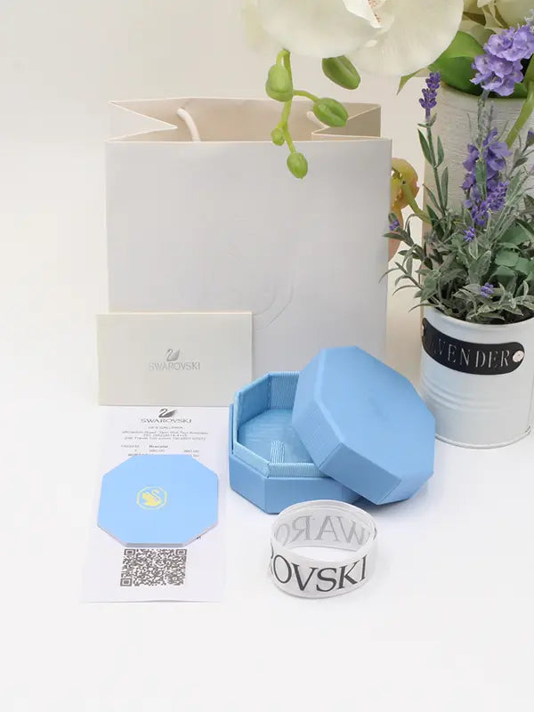 ملحقات سواروفسكي بلو فيرجن للحلق هدايا Swarovski