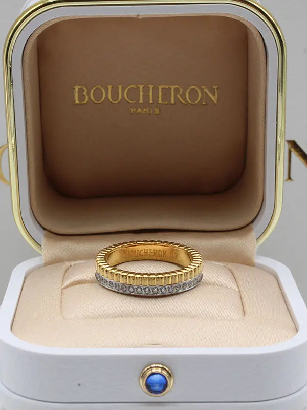 خاتم بوشرون زركون الجديد slim خواتم bucheron