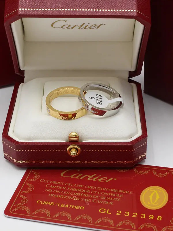 دبلة كارتير لوقو SLIM 4 MM خواتم CARTIER