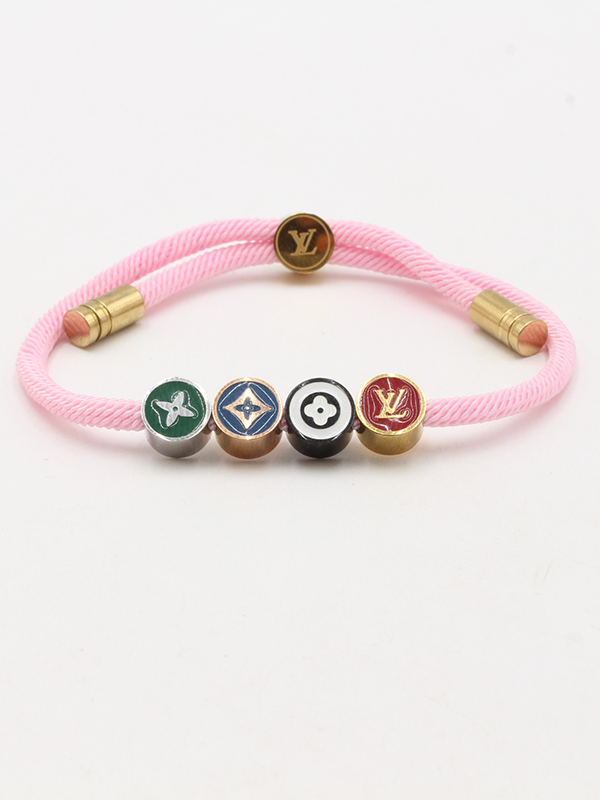 اسوارة لويس فيتون ليذر اسواره louis vuitton وردي