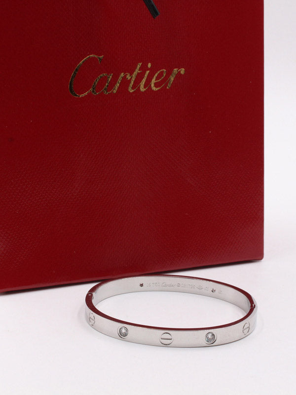 اساور كارتير زركون لوقو اسواره CARTIER فضي 14