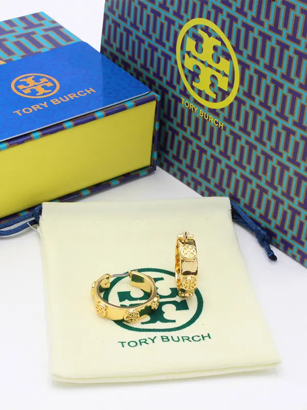 حلق توري بورش سيركل قولد لوقو حلق tory burch