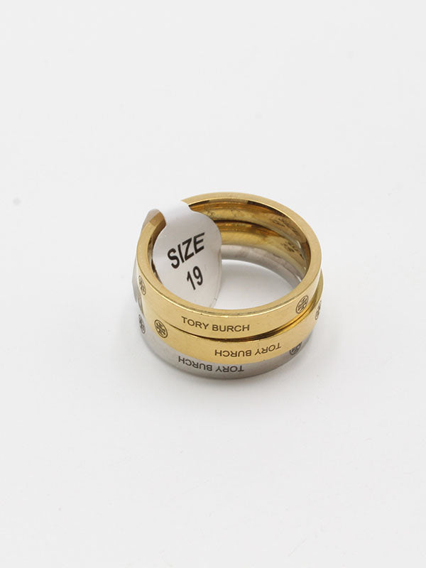 خواتم توري بورش 3 قطع خواتم tory burch