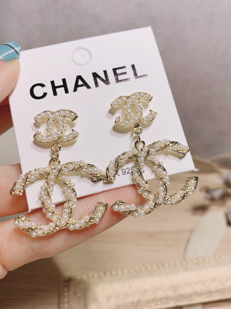 حلق شانيل 8038 حلق chanel