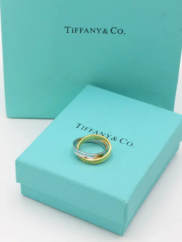 خاتم تيفاني ماستر دبلتين مشبوكة خواتم tiffany