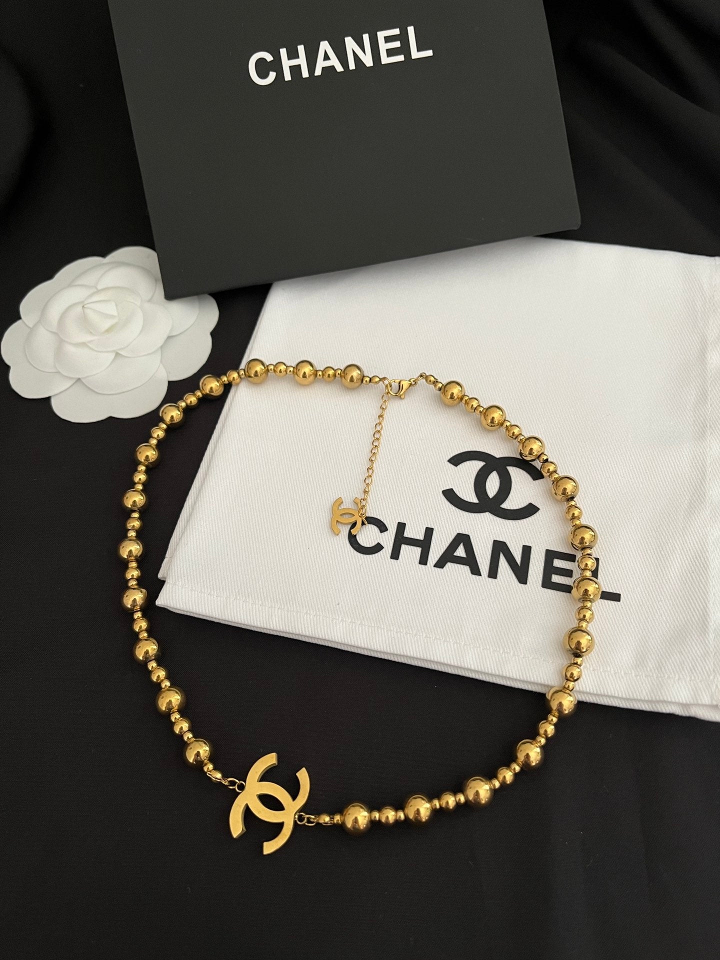 سلسال شانيل بولز شاين سلسال chanel ذهبي