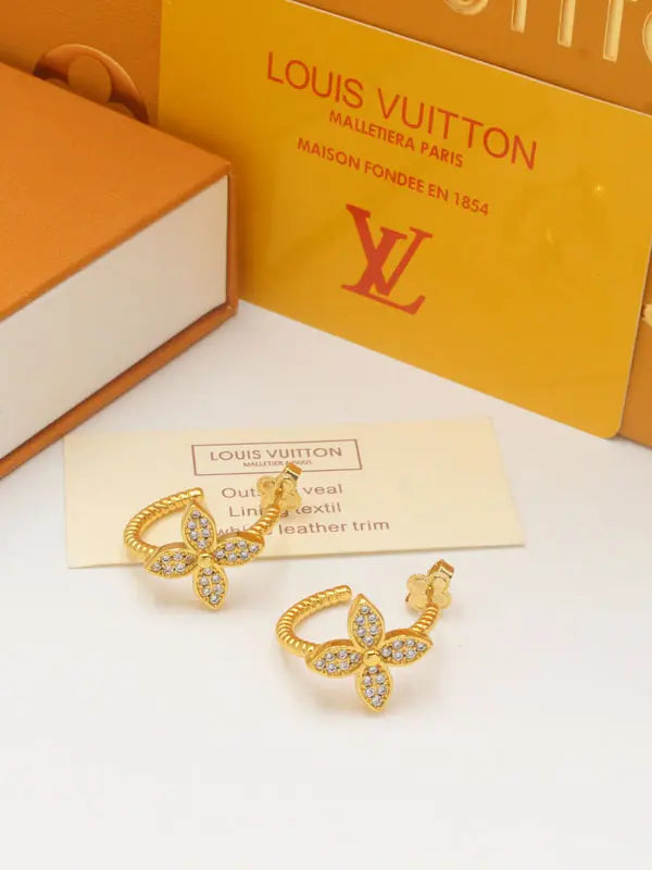 حلق لويس فيتون زركون مدور ماستر 699 حلق louis vuitton