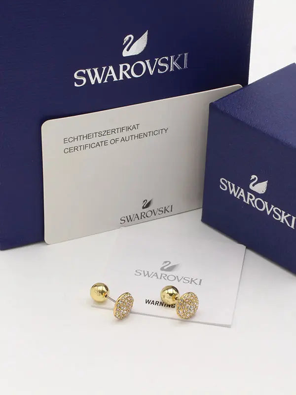 حلق سواروفسكي نيو ستون صغير لوقو حلق Swarovski