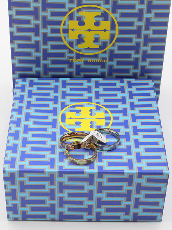 خواتم توري بورش 3 قطع خواتم tory burch