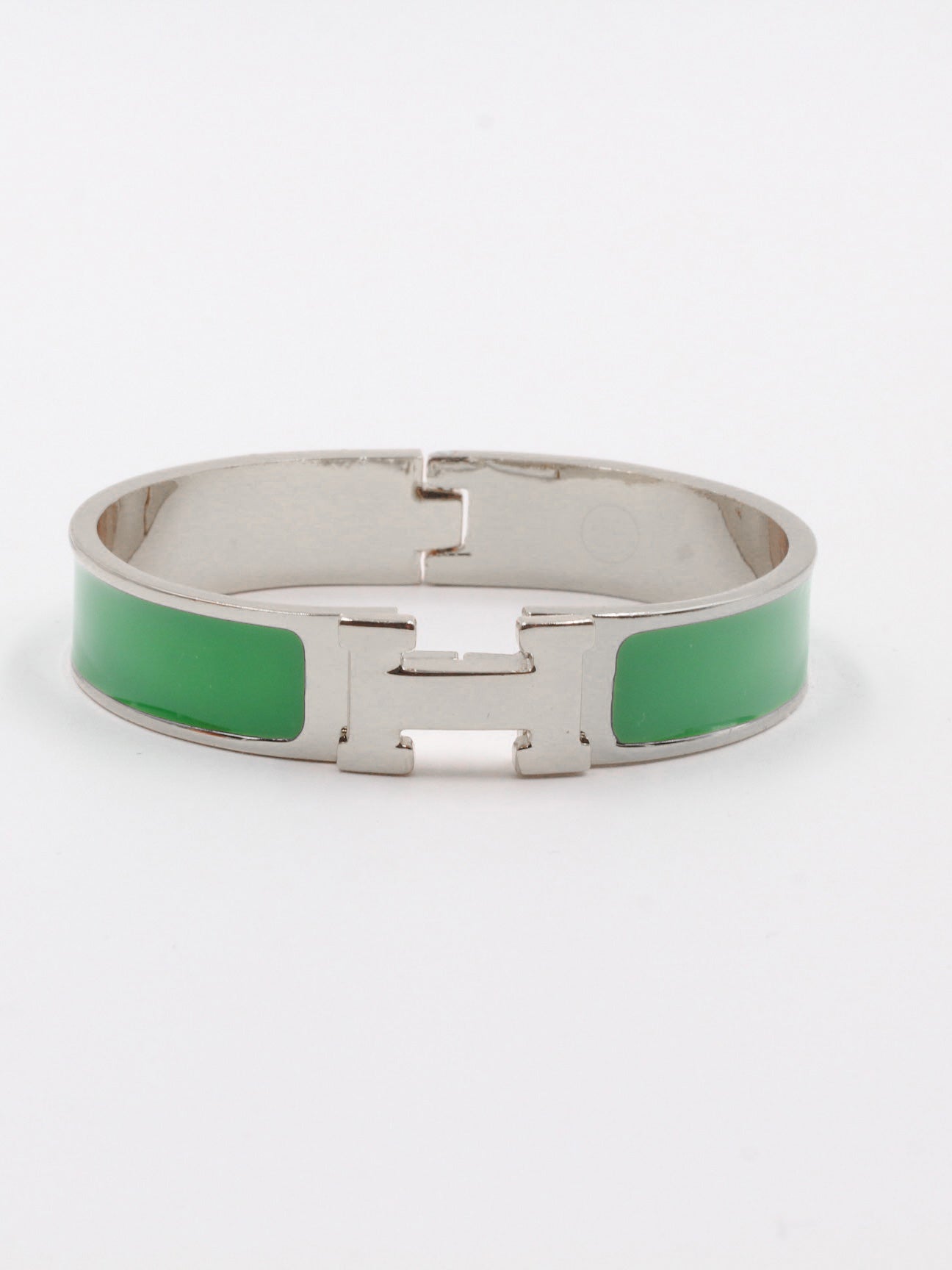 سوار هيرمز ملونة اسواره HERMES اخضر فضي