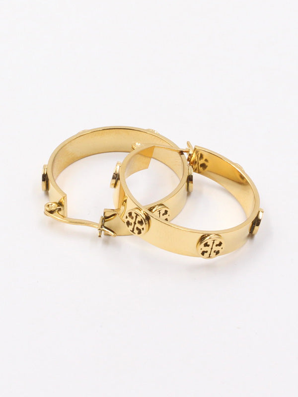 حلق توري بورش سيركل لوقو وسط حلق tory burch