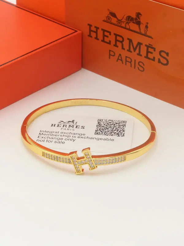اساور هيرمز اتش ماستر لوقو زركون اسواره HERMES