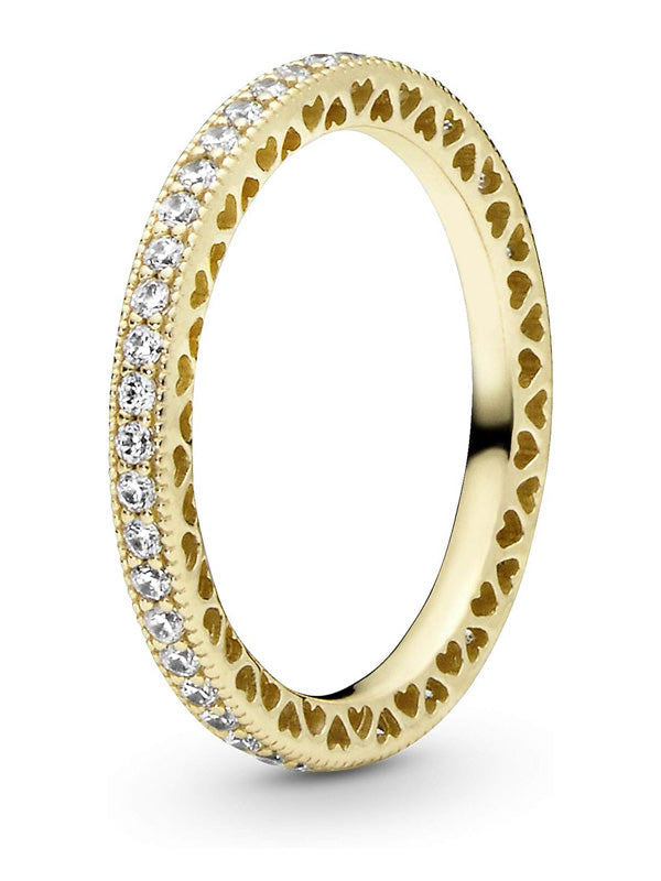 دبلة ناعمة قلوب خواتم jewel ذهبي 5