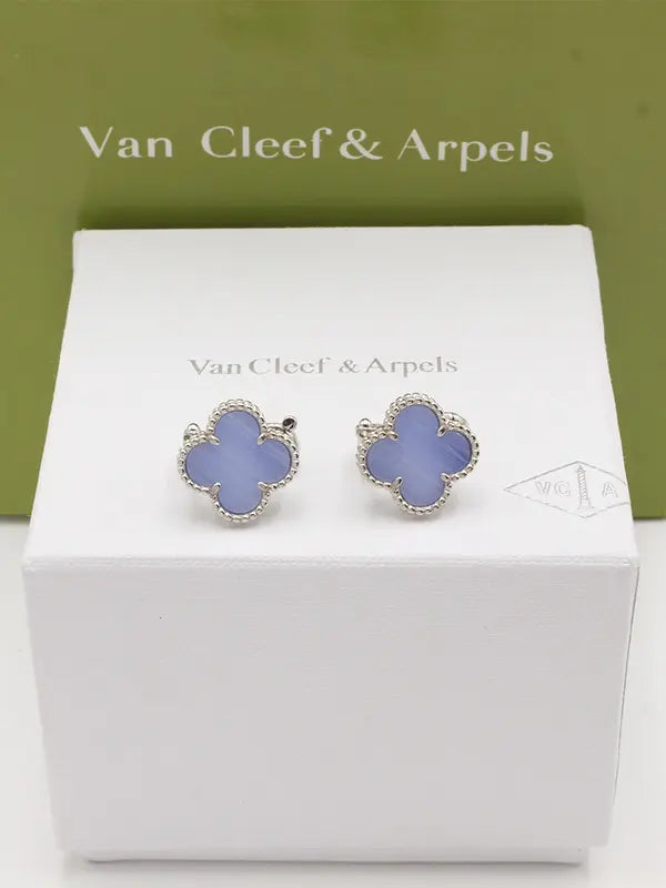 حلق فان كليف كبس الماستر حلق van cleef موف فضي