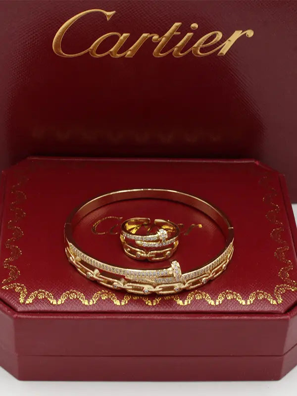 اساور وخاتم كارتير زركون 785 اسواره CARTIER