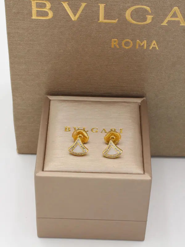 حلق بولغاري صغير ماستر وايت حلق bvlgari