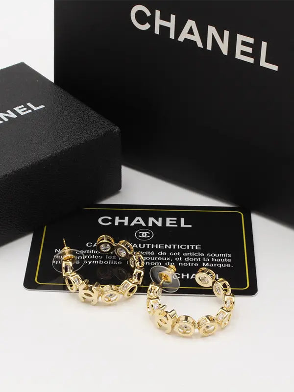حلق شانيل 585 حلق chanel