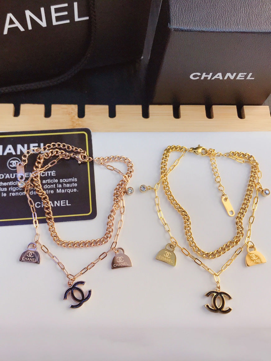 اساور شانيل لوقو بندنتس اسواره chanel