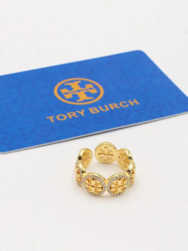 خاتم توري بورش زركون سيركلز ماستر خواتم tory burch