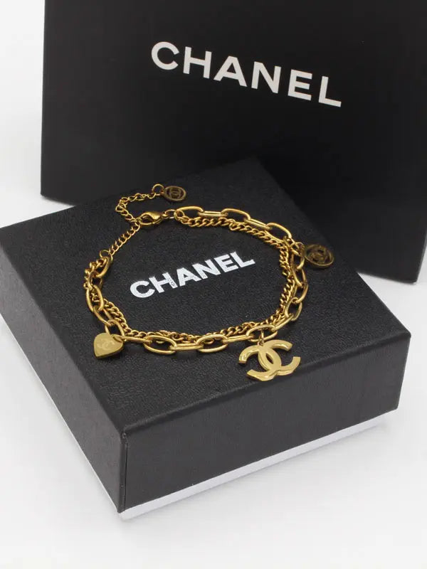 اسوارة شانيل دبل لاينز نيو ستايل اسواره chanel
