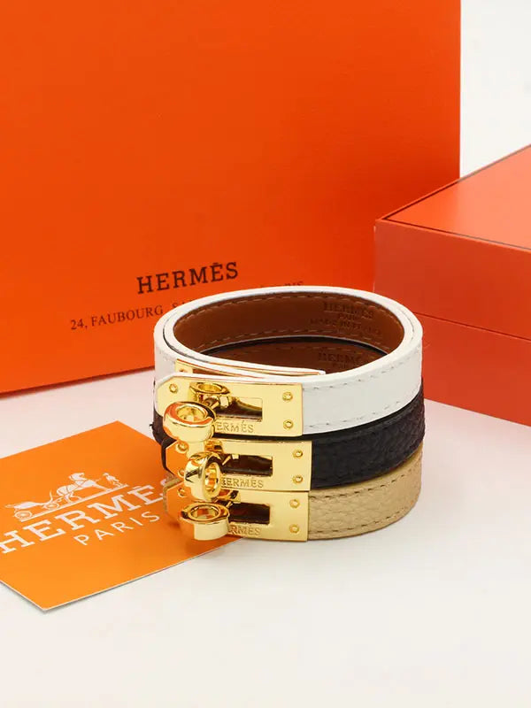 اسوارة هيرمز جلد ماستر لوقو اسواره HERMES