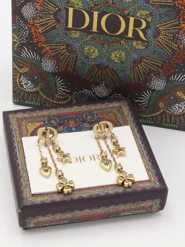 حلق ديور انتيك طويل 652 حلق dior