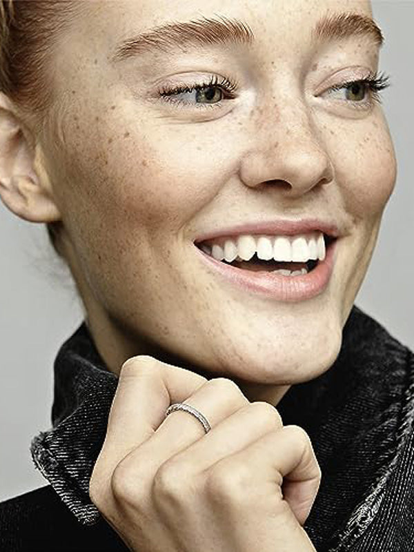 دبلة ناعمة قلوب خواتم jewel