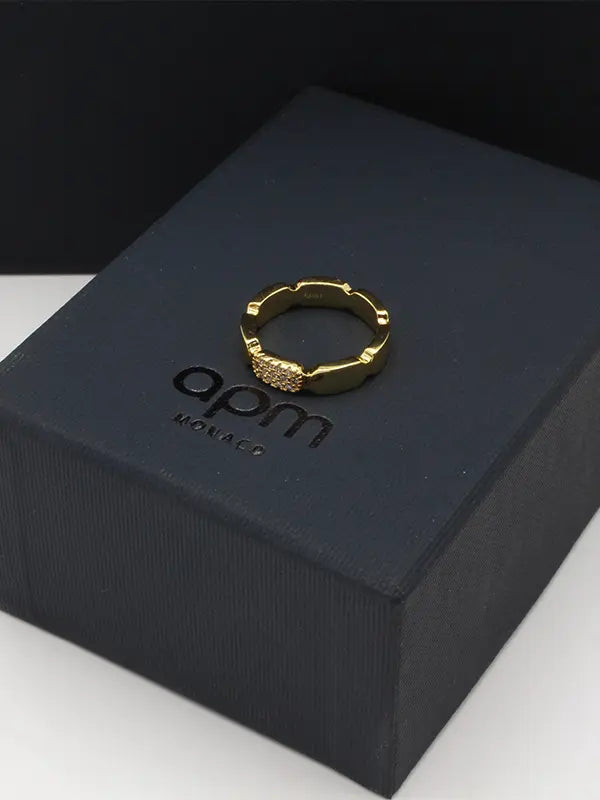 خاتم اي بي ام هاف زركون لوقو خواتم APM