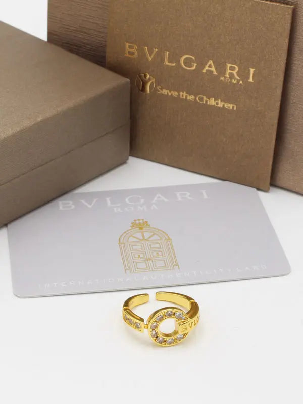 خاتم بولغاري الجديد زركون ماستر 507 خواتم bvlgari ذهبي