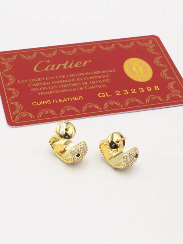 حلق كارتير تايقر ماستر زركون بلاك حلق CARTIER