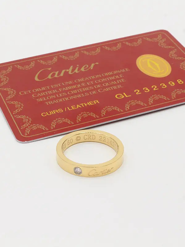 دبلة كارتير لوقو SLIM 3MM خواتم CARTIER ذهبي 6
