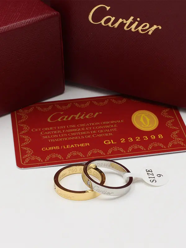 دبلة كارتير لوقو SLIM 4 MM خواتم CARTIER