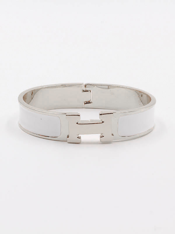 سوار هيرمز ملونة اسواره HERMES ابيض فضي