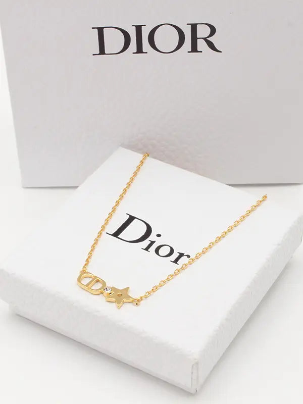 سلسال ديور ستار سيميل ستون لوقو سلسال dior