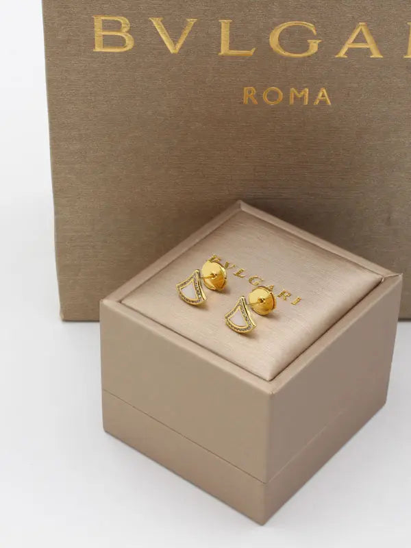 حلق بولغاري صغير ماستر وايت حلق bvlgari