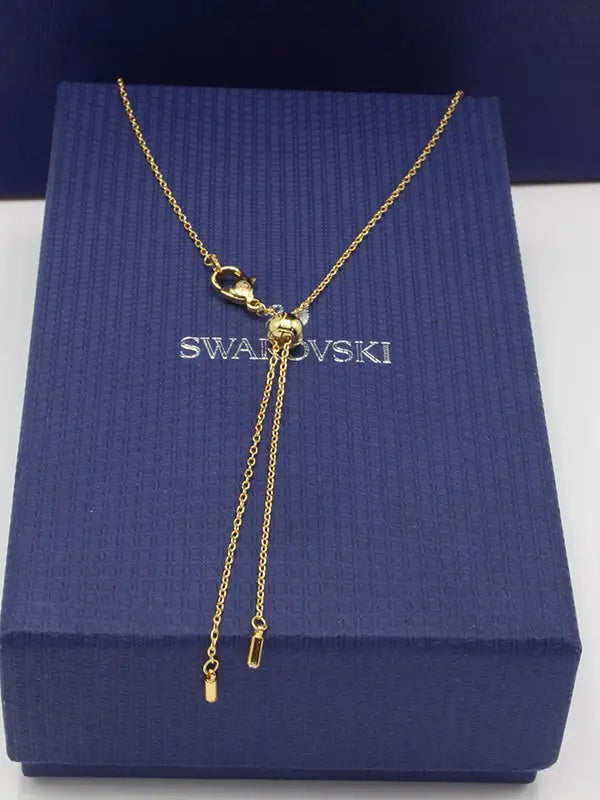 سلسال سواروفسكي نيو ايز لوقو سلسال Swarovski