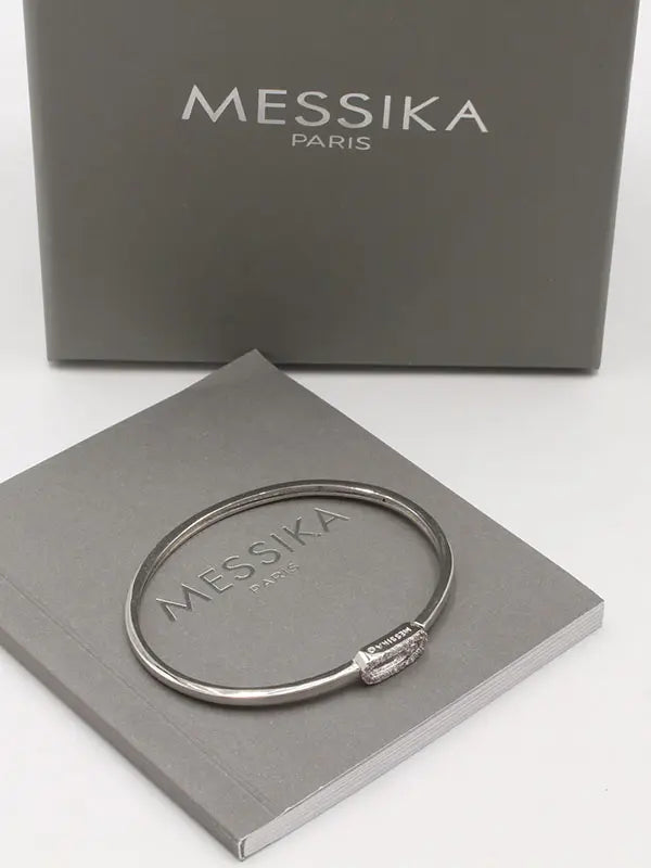 اسواره ميسيكا بانقل سمول شيب لوقو اسواره messika فضي