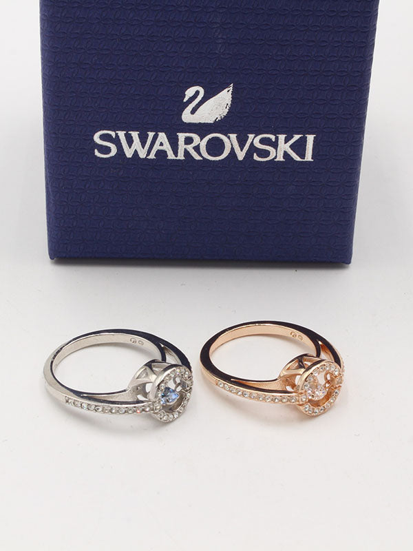 خاتم سواروفسكي ون ستون زركون خواتم Swarovski